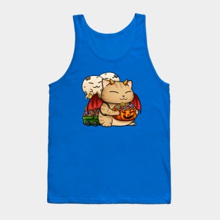 Halloween Cat Devil Kitty Tank Top